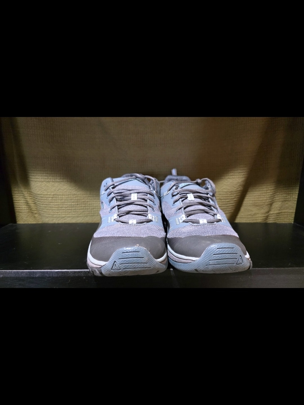 Keen Terradora Women's Lace-Up Sneakers in Blue and Gray